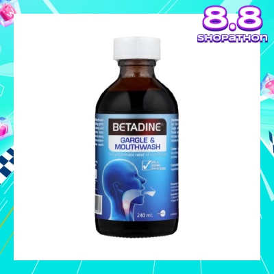 BETADINE® Gargle and Mouthwash 240ml