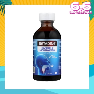 BETADINE® Gargle and Mouthwash 240ml