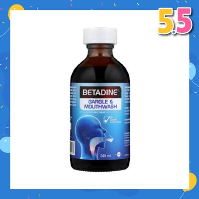 BETADINE® Gargle and Mouthwash 240ml