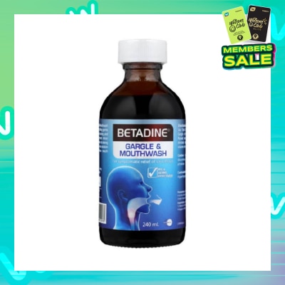 BETADINE® Gargle and Mouthwash 240ml