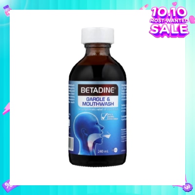 BETADINE® Gargle and Mouthwash 240ml