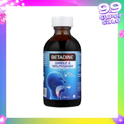 BETADINE® Gargle and Mouthwash 240ml