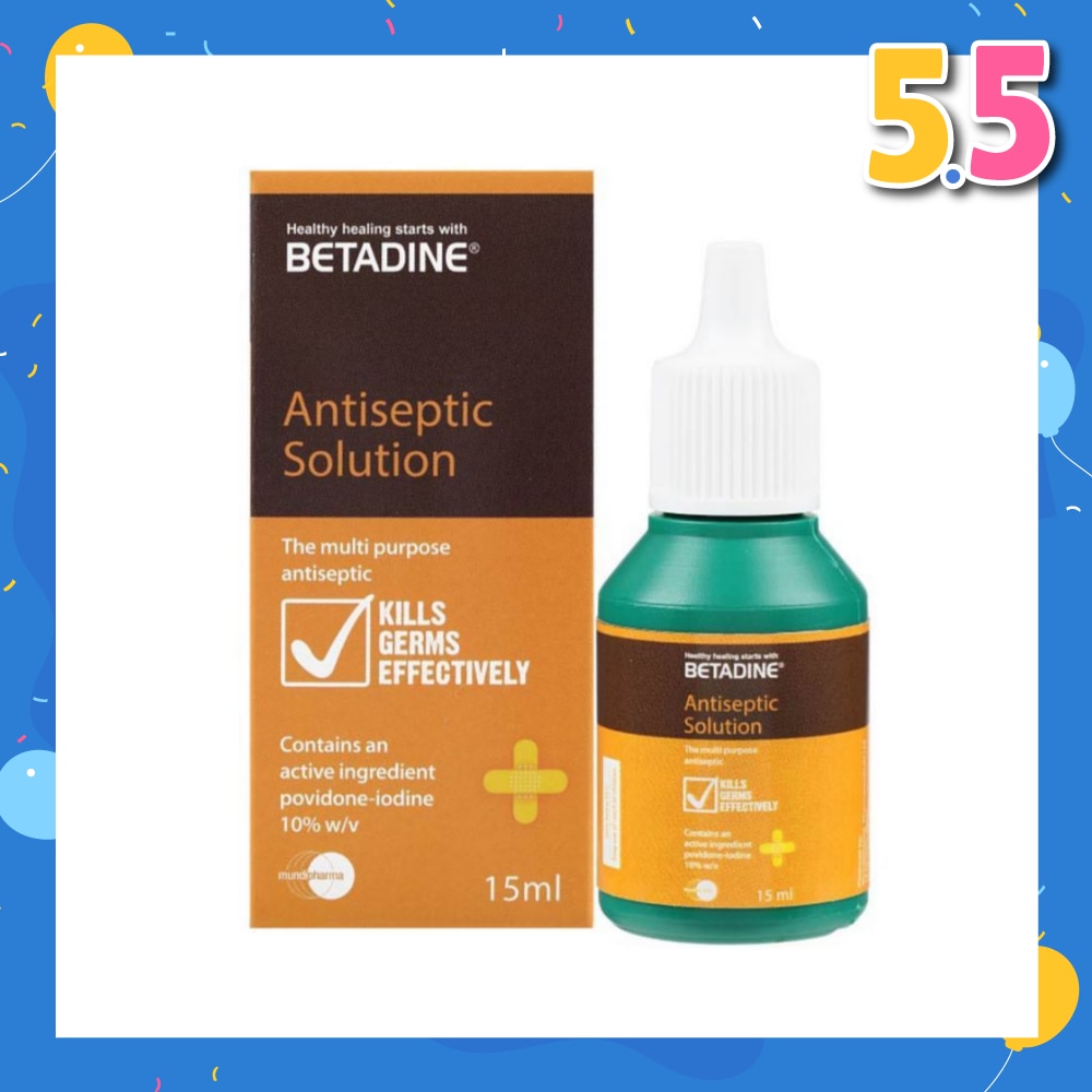 Antiseptic Liquid (For Treatment of Minor Skin Infections & Minor Cuts) 15ml
