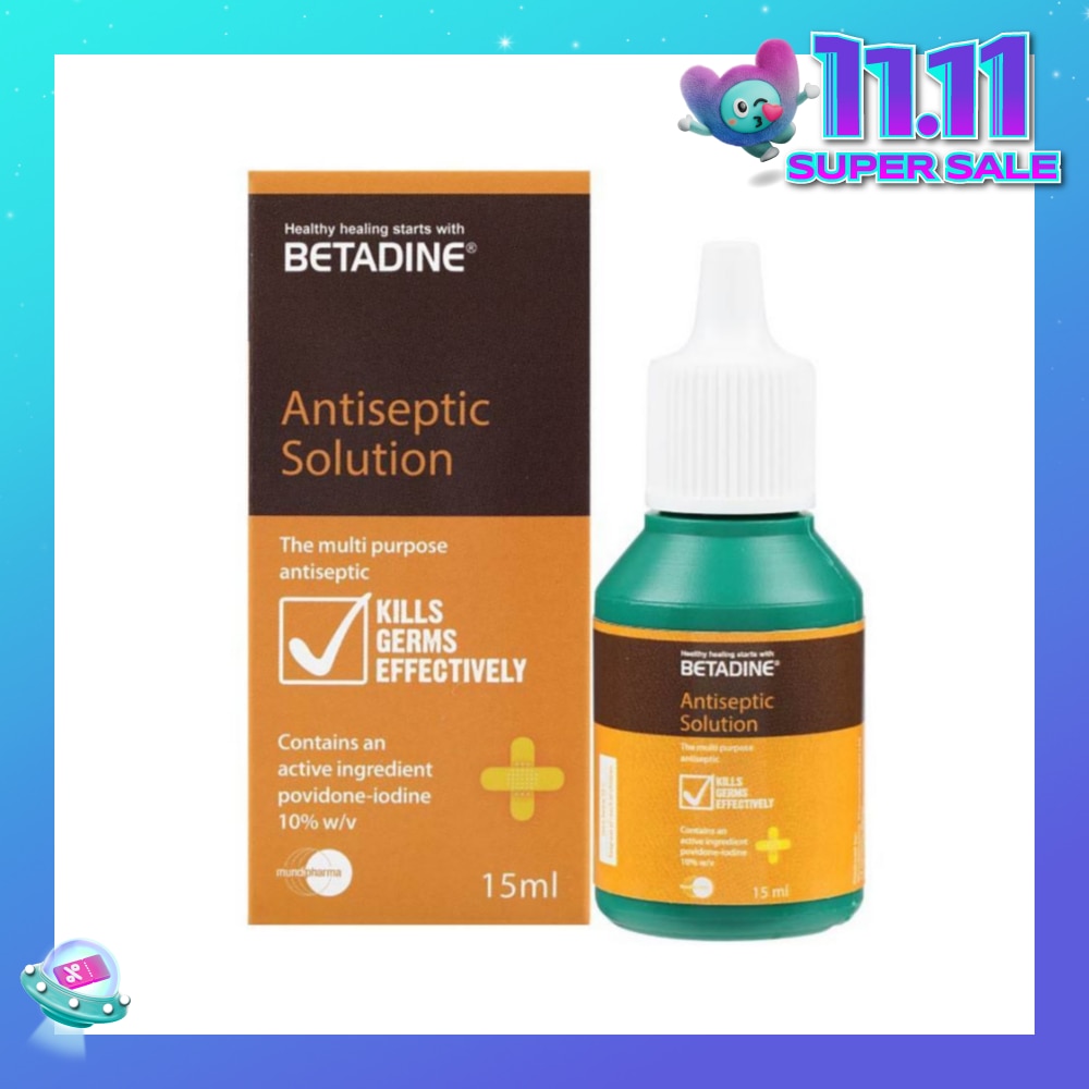 Antiseptic Liquid (For Treatment of Minor Skin Infections & Minor Cuts) 15ml