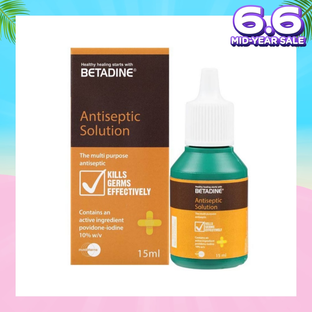 Antiseptic Liquid (For Treatment of Minor Skin Infections & Minor Cuts) 15ml