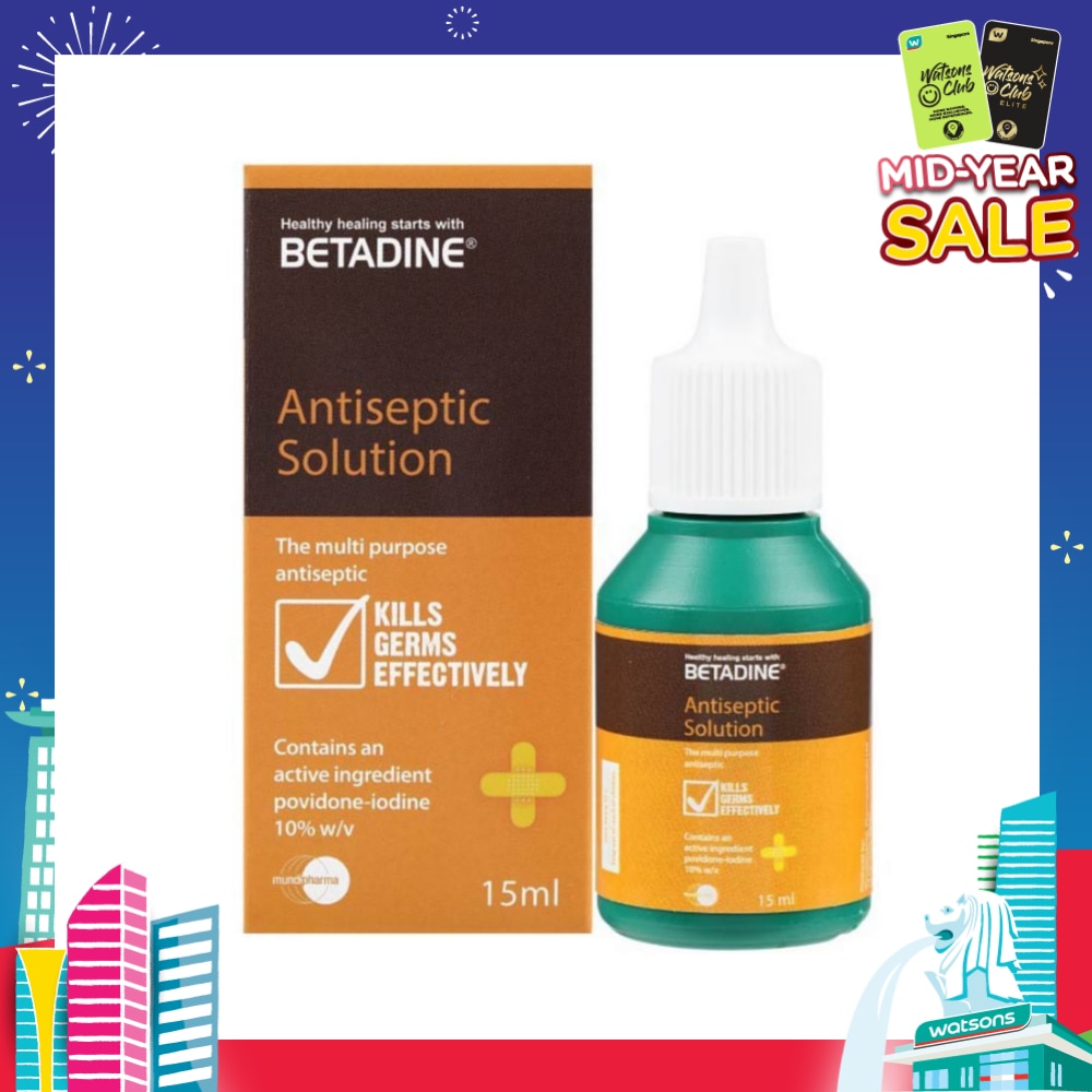 Antiseptic Liquid (For Treatment of Minor Skin Infections & Minor Cuts) 15ml