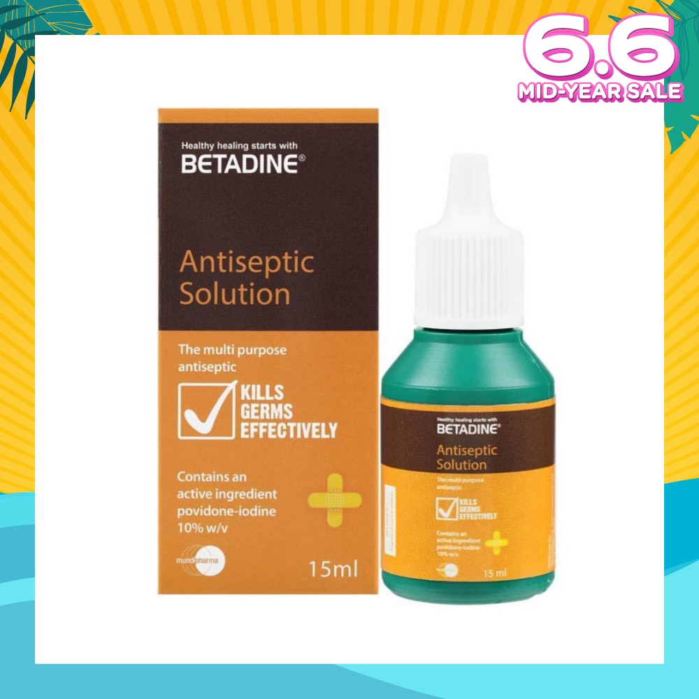 Antiseptic Liquid (For Treatment of Minor Skin Infections & Minor Cuts) 15ml