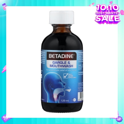 BETADINE® Gargle & Mouthwash 120ml