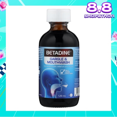 BETADINE® Gargle & Mouthwash 120ml