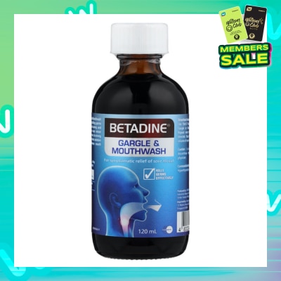 BETADINE® Gargle & Mouthwash 120ml