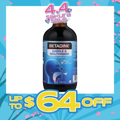 BETADINE® - Gargle & Mouthwash 120ml