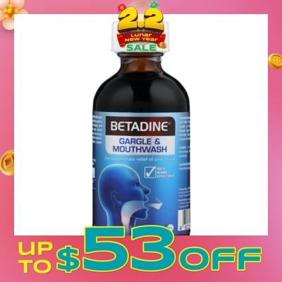 BETADINE® Gargle & Mouthwash 120ml