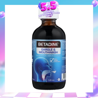 BETADINE® - Gargle & Mouthwash 120ml