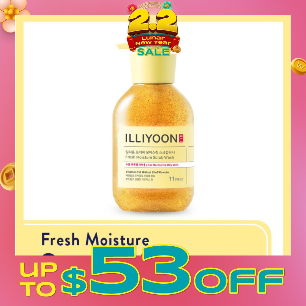 Fresh Moisture Scrub Wash 400ml