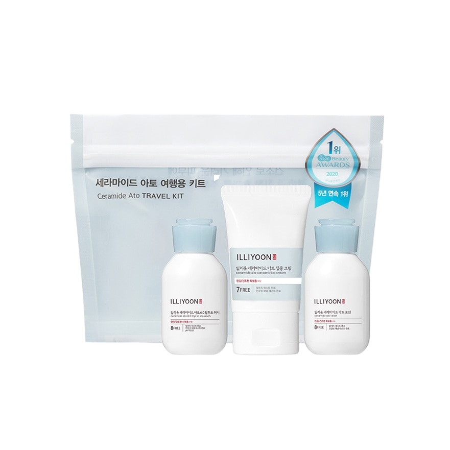 Ceramide Ato Travel Kit (Lotion 50ml, Cream 30ml & Wash 50ml) 1s