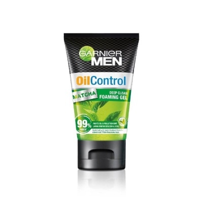 GARNIER MEN MEN Oil Control Matcha Deep Clean Foaming Gel (Oil Control) 100ml