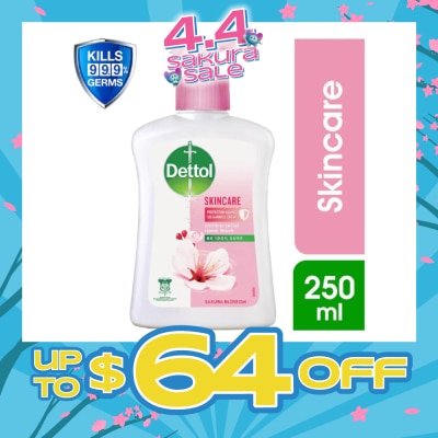 DETTOL - Anti-Bacterial Liquid Hand Wash Skincare (Kills 99.9% Germs) 250ml