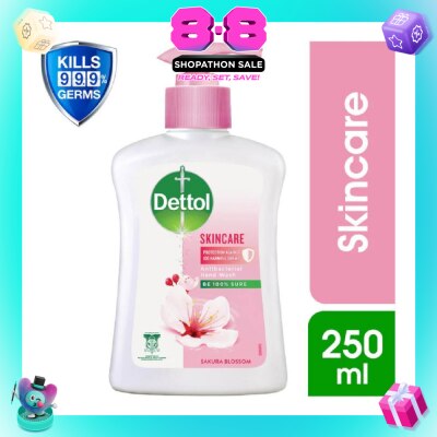 DETTOL - Anti-Bacterial Liquid Hand Wash Skincare (Kills 99.9% Germs) 250ml