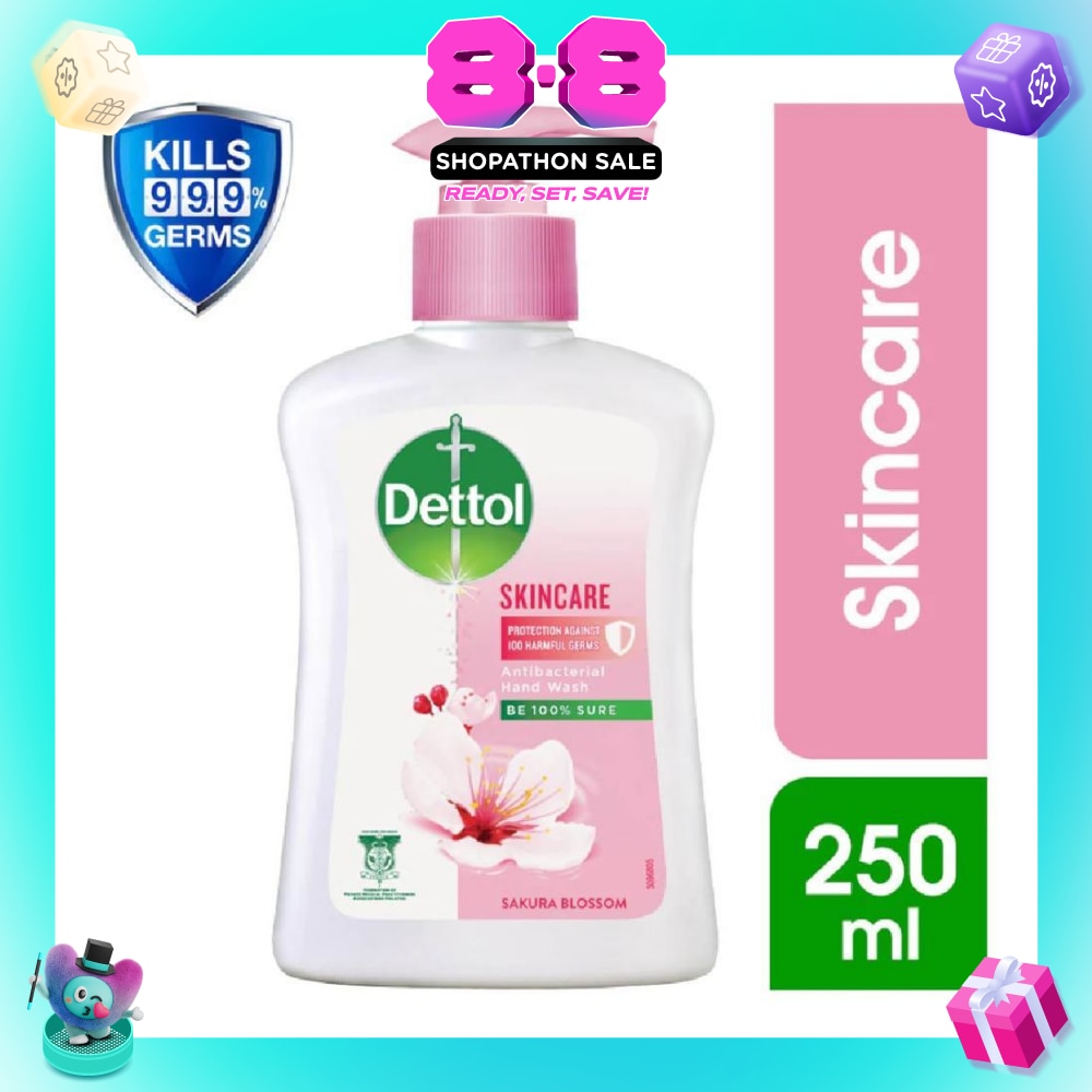 Anti-Bacterial Liquid Hand Wash Skincare (Kills 99.9% Germs) 250ml