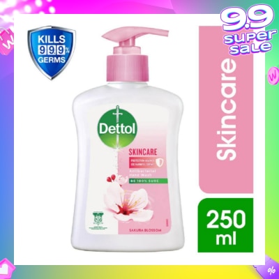 DETTOL Anti-Bacterial Liquid Hand Wash Skincare (Kills 99.9% Germs) 250ml