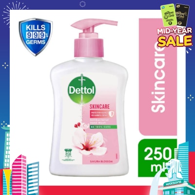 DETTOL Anti-Bacterial Liquid Hand Wash Skincare (Kills 99.9% Germs) 250ml