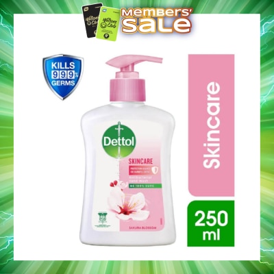 DETTOL - Anti-Bacterial Liquid Hand Wash Skincare (Kills 99.9% Germs) 250ml