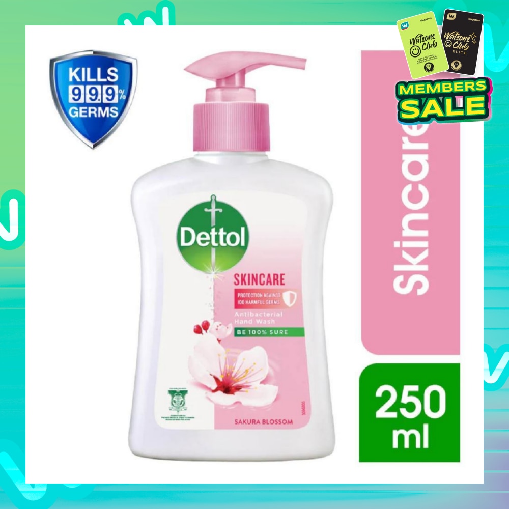 Anti-Bacterial Liquid Hand Wash Skincare (Kills 99.9% Germs) 250ml