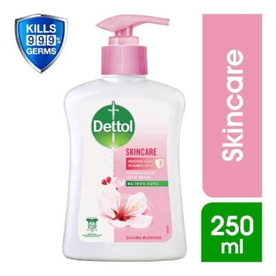 DETTOL Anti-Bacterial Liquid Hand Wash Skincare (Kills 99.9% Germs) 250ml