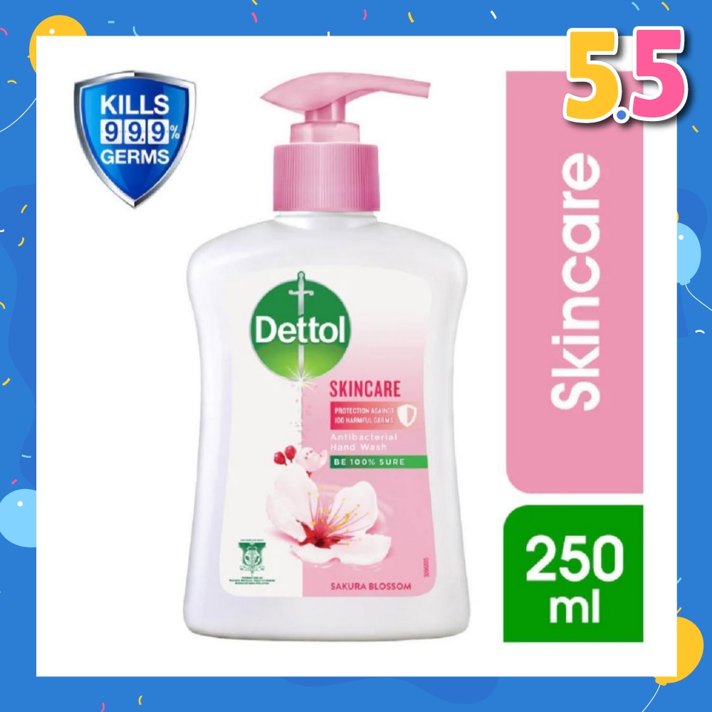 Anti-Bacterial Liquid Hand Wash Skincare (Kills 99.9% Germs) 250ml