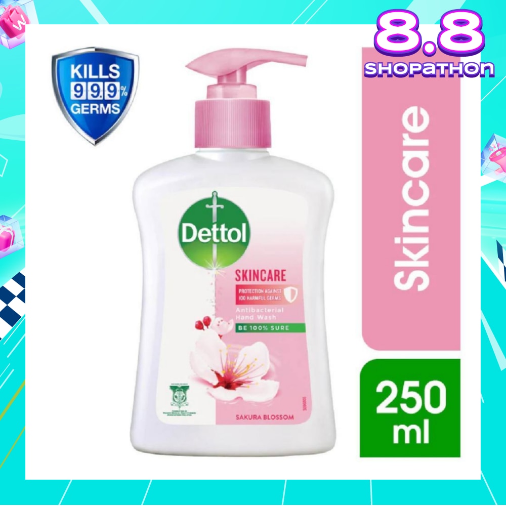 Anti-Bacterial Liquid Hand Wash Skincare (Kills 99.9% Germs) 250ml