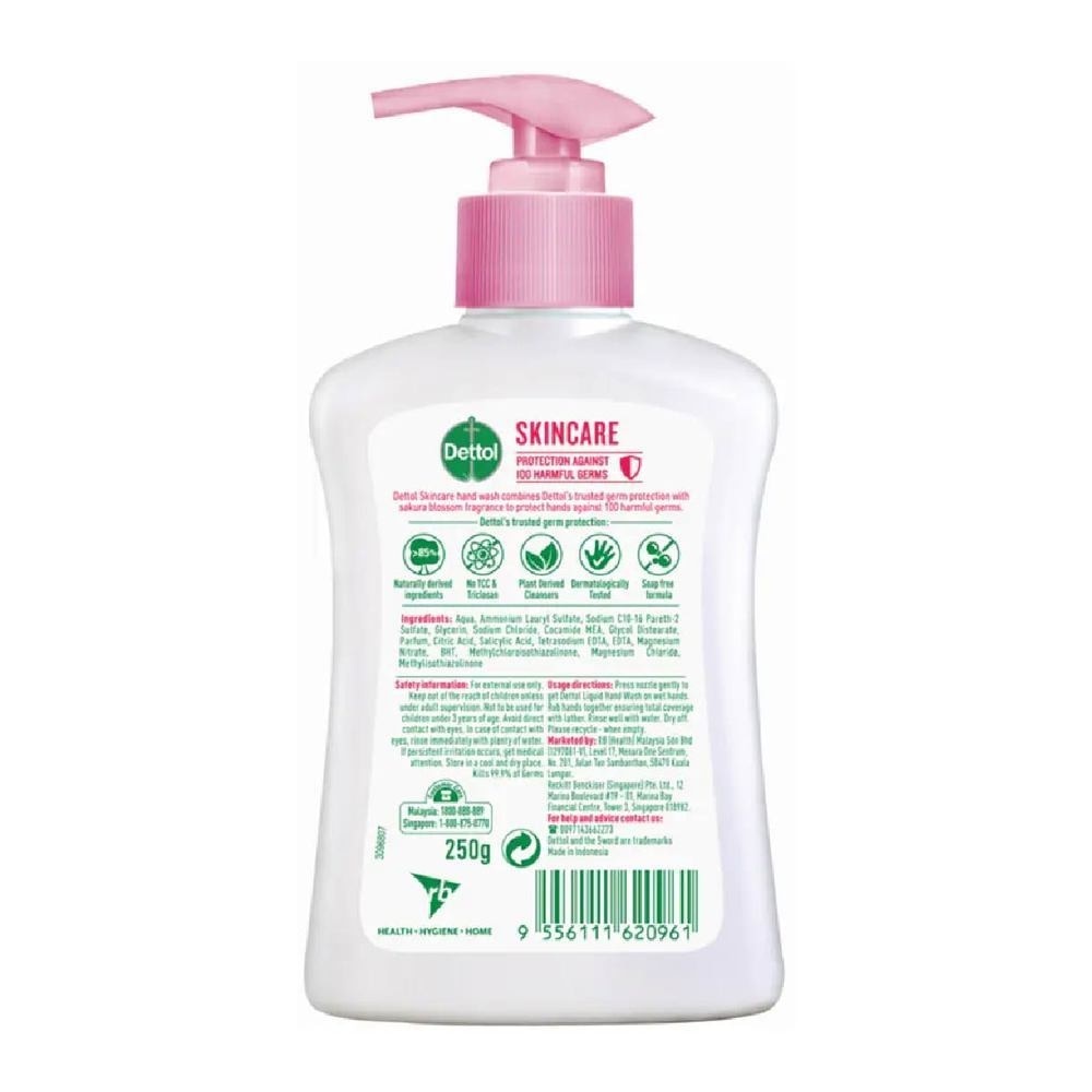 Anti-Bacterial Liquid Hand Wash Skincare (Kills 99.9% Germs) 250ml