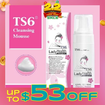TS6 LADYHEALTH Cleansing Mousse 180ml