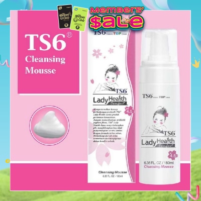 TS6 LADYHEALTH - Cleansing  Mousse 180ml