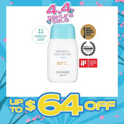 GOONGBE - Waterful Sun Lotion Mild SPF50+ PA++++ 80g (Expiry: Dec`2026)