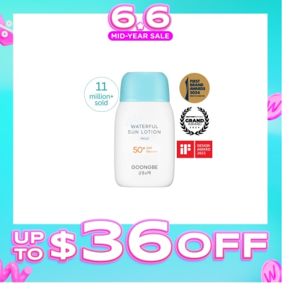 GOONGBE - Waterful Sun Lotion Mild SPF50+ PA++++ 80g (Expiry: Dec`2026)