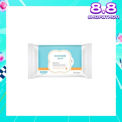 GOONGBE Mild Sun Cleansing Tissue Sheet 30s