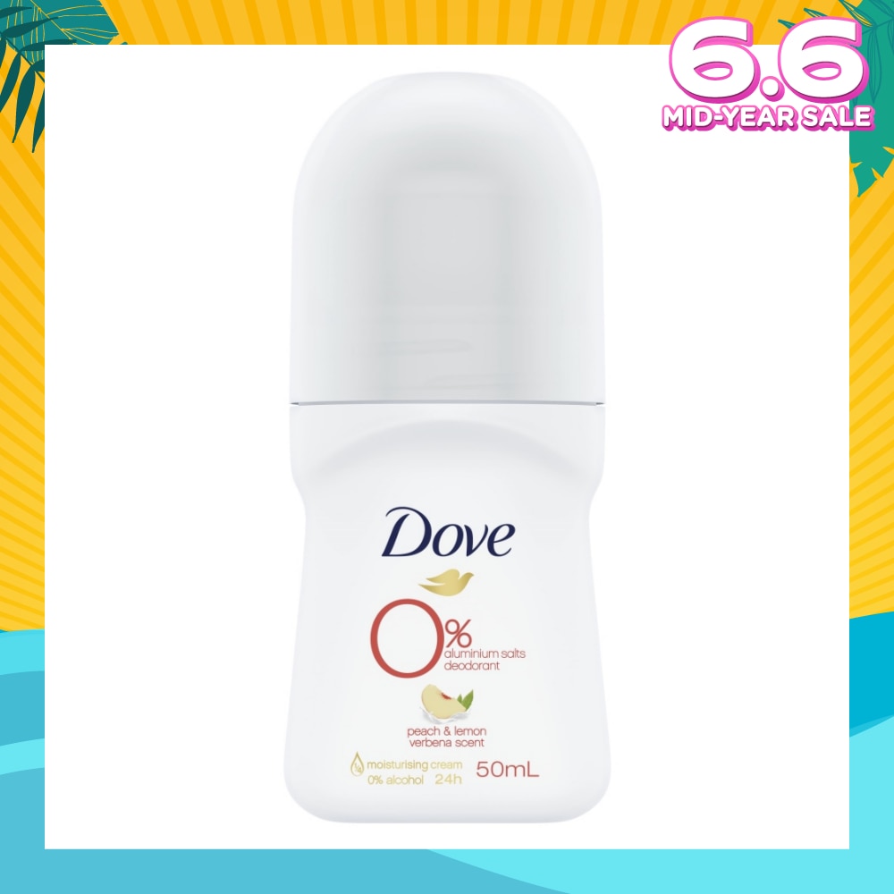 0% Alumunium Salts Deodorant Peach & Lemon Verbena 50ml