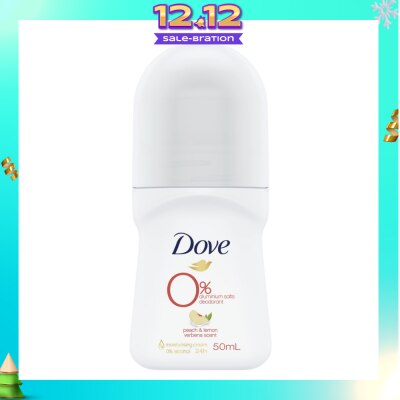 DOVE 0% Alumunium Salts Deodorant Peach & Lemon Verbena 50ml