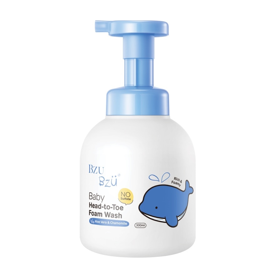 Head-To-Toe Baby Foam Wash Aloe Vera & Chamomile 300ml