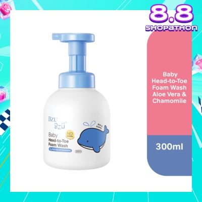 BZU BZU Head-To-Toe Baby Foam Wash Aloe Vera & Chamomile 300ml