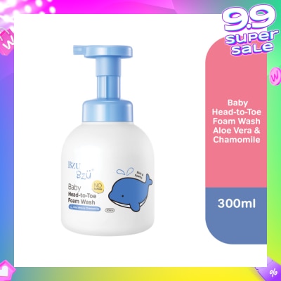 BZU BZU Head-To-Toe Baby Foam Wash Aloe Vera & Chamomile 300ml