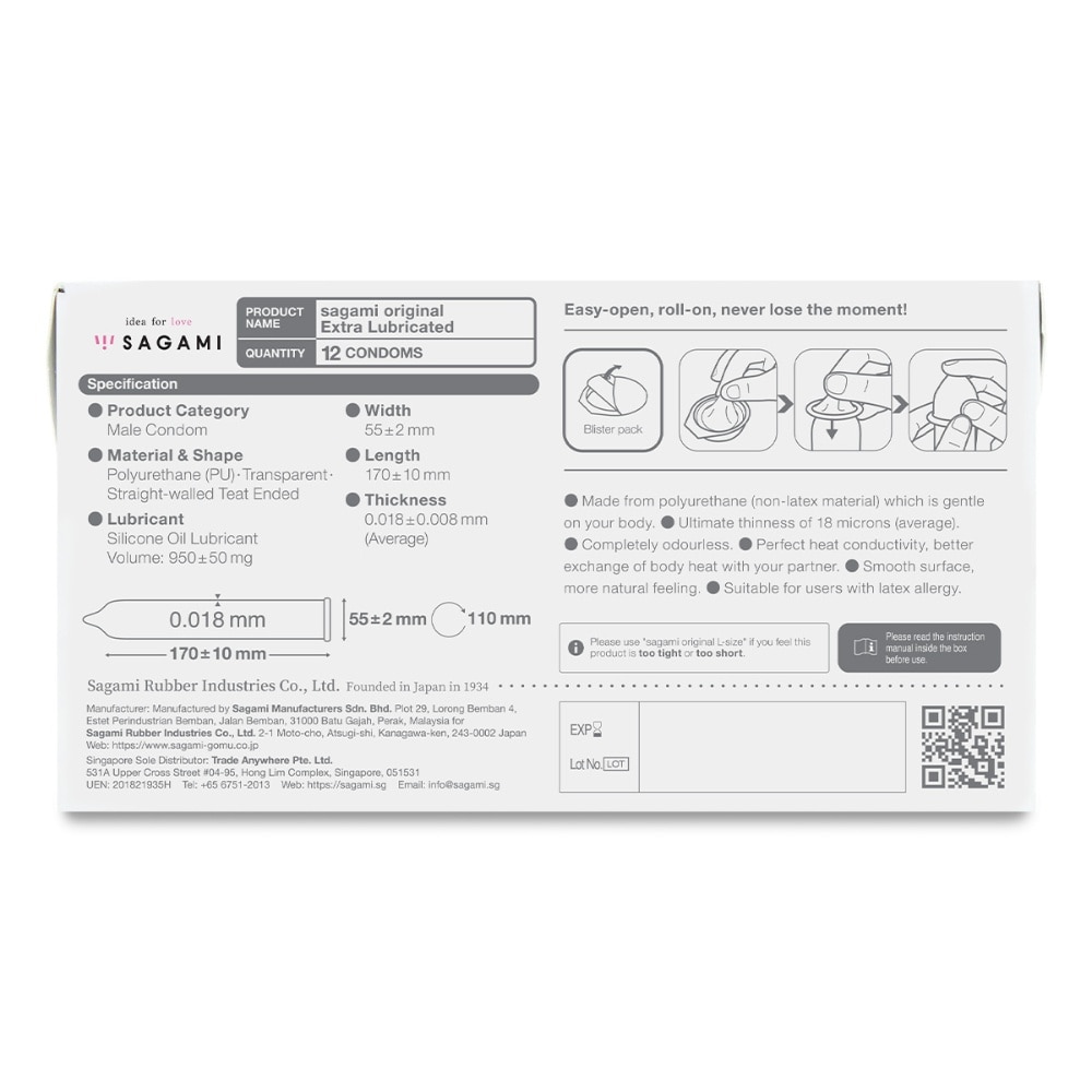 Original 0.01mm Condom 12s