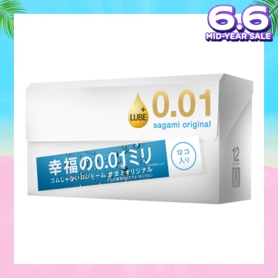 SAGAMI Original 0.01mm Condom 12s