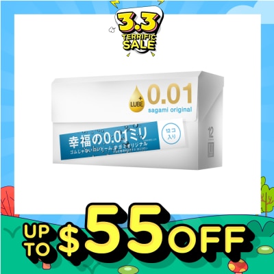 SAGAMI Original 0.01mm Condom 12s