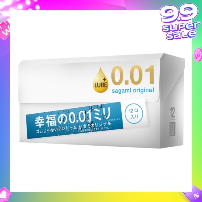 SAGAMI Original 0.01mm Condom 12s