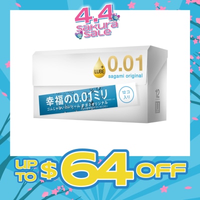 SAGAMI - Original 0.01mm Condom 12s