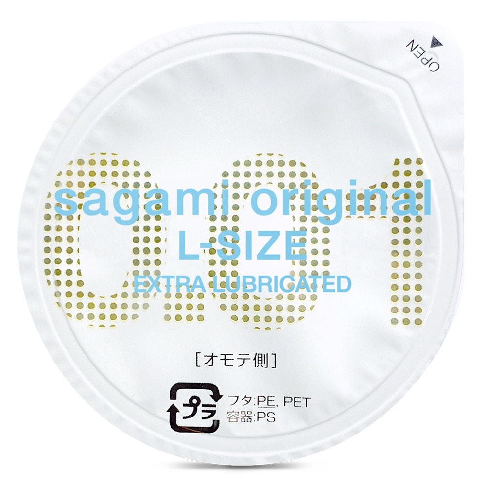 Original 0.01mm L-Size Extra Lubricated Condom 12s