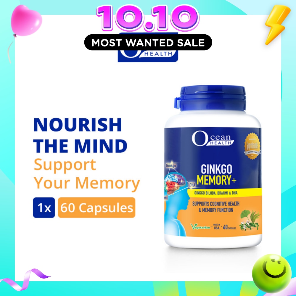 Ginkgo Memory+ Vegetarian Capsule 60s image