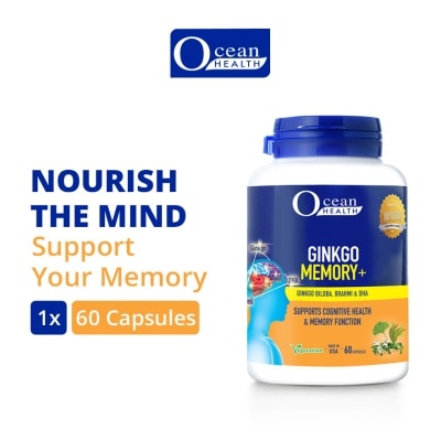 OCEAN HEALTH Ginkgo Memory+ Vegetarian Capsule 60s