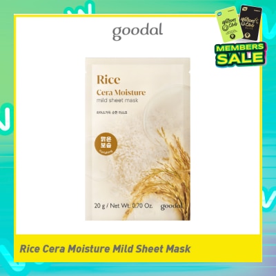 GOODAL Rice Cera Moisture Mild Sheet Mask 1s